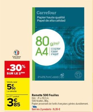 papier Carrefour