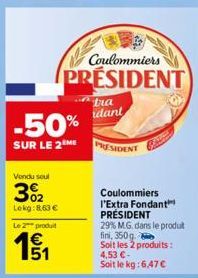 fondant Président