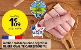 jambon cuit carrefour