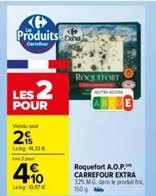 roquefort carrefour