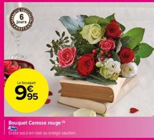 ATLAS  jours  Le bouquet  995  Bouquet Caresse rouge  Existe aussi en rose ou orange saumon 