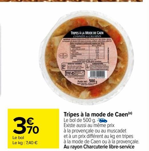 Tripes à la mode de Caen(o)