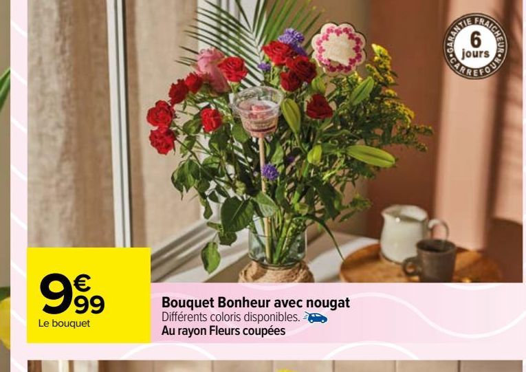 Bouquet Bonheur avec nougat