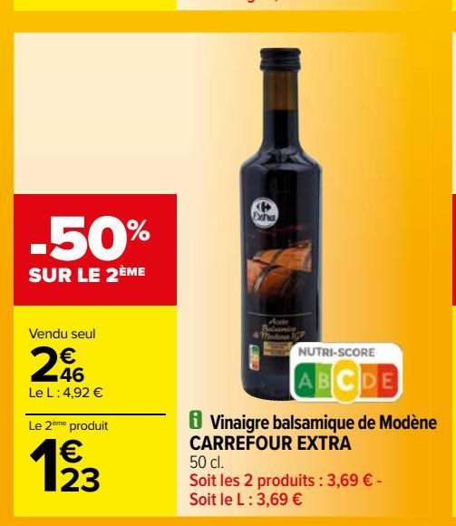 Vinaigre balsamique de Modène CARREFOUR EXTRA