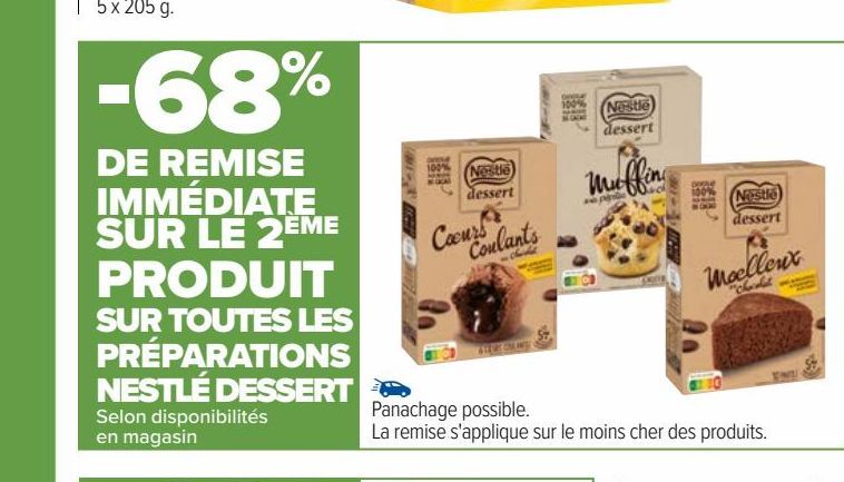 TOUTES LES PRÉPARATIONS NESTLÉ DESSERT