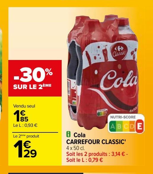 Cola CARREFOUR CLASSIC'