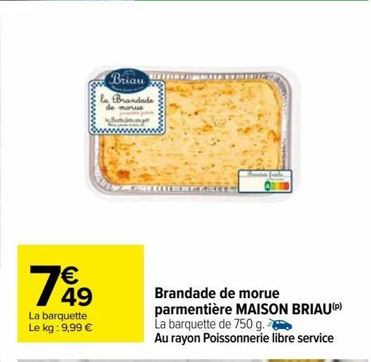 brandade de morue parmentière maison briau(p)