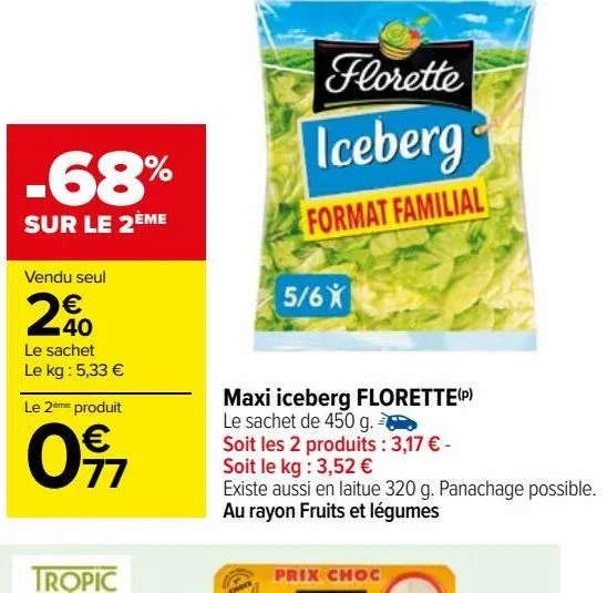 maxi iceberg florette(p)