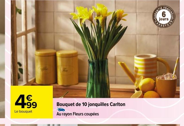 Bouquet de 10 jonquilles Carlton