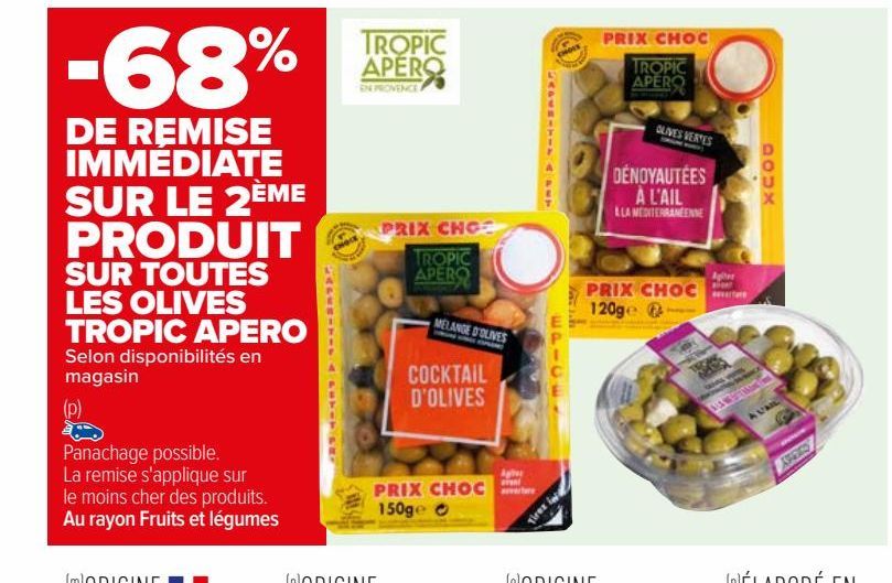 TOUTES LES OLIVES TROPIC APERO