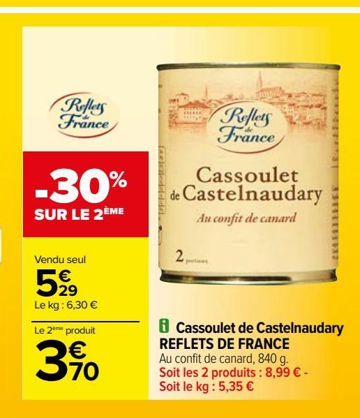 Cassoulet de Castelnaudary REFLETS DE FRANCE