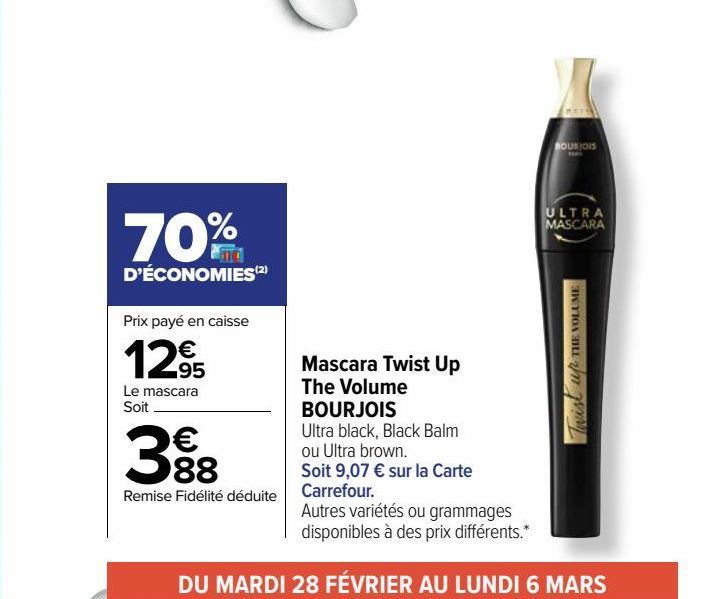 Mascara Twist Up The Volume BOURJOIS