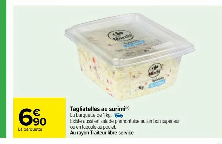 tagliatelles au surimi(n)