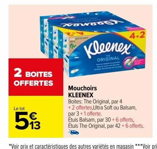 mouchoirs kleenex