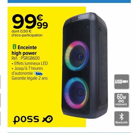 Enceinte high power