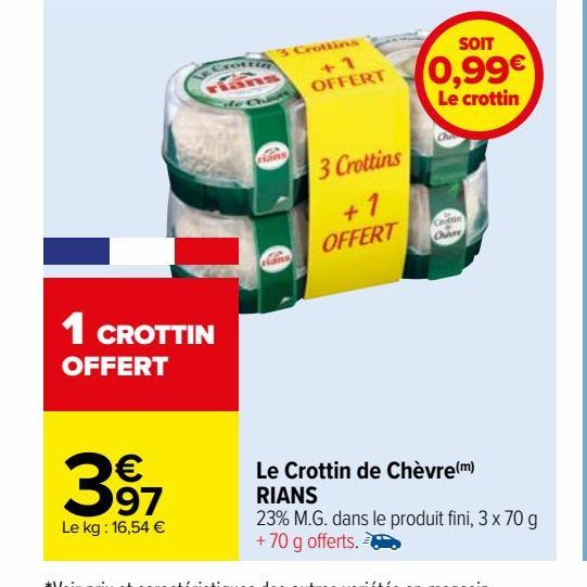 Le Crottin de Chèvre(m) RIANS