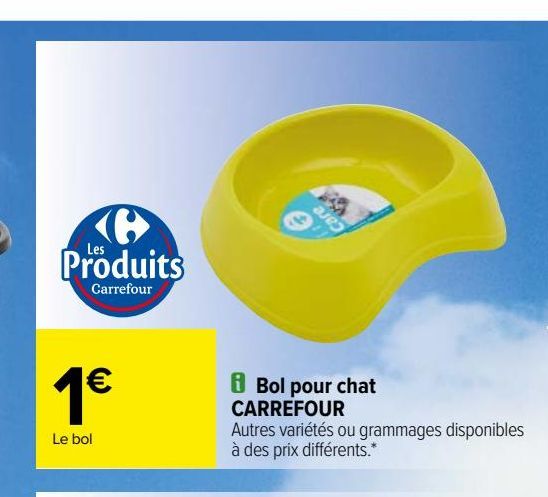 Bol pour chat CARREFOUR