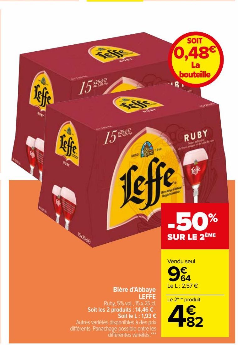 Bière d'Abbaye LEFFE