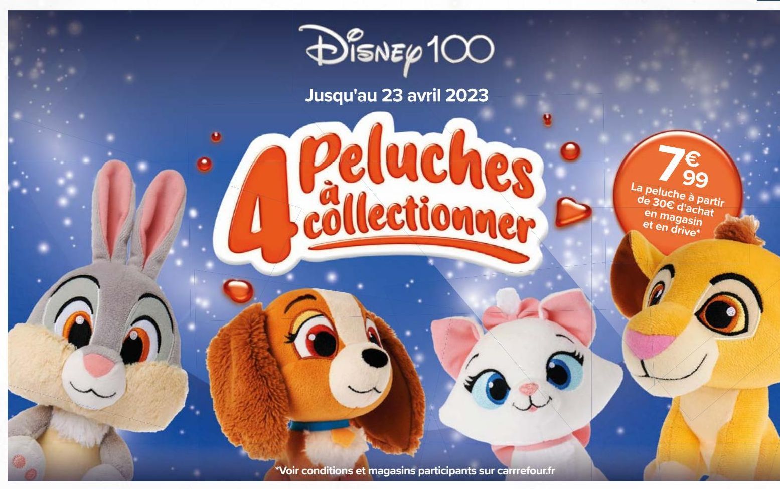 4 Peluches à collectionner