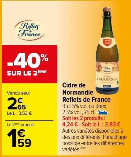 cidre de normandie reflets de france