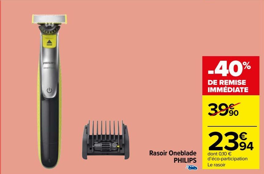 rasoir oneblade Philips