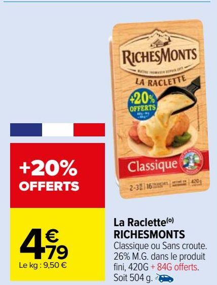 la raclette RichesMonts