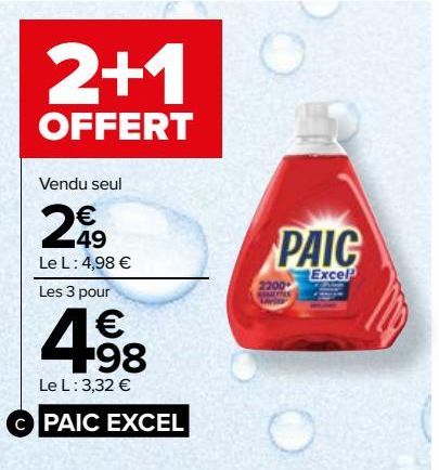 liquide vaisselle Paic Excel