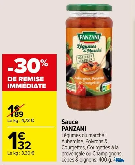 sauces panzani