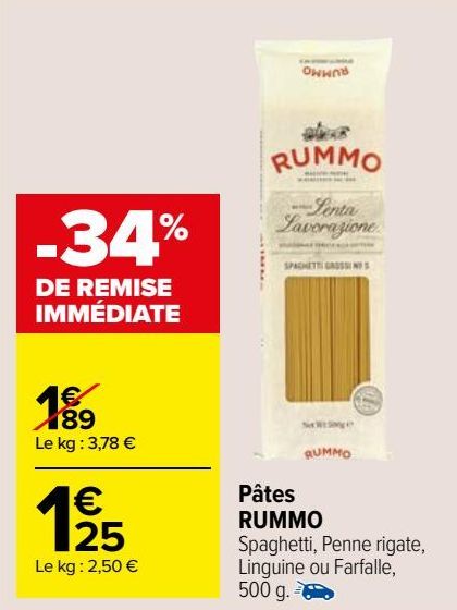 pâtes Rummo