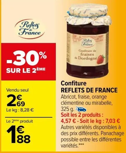 confiture reflets de france