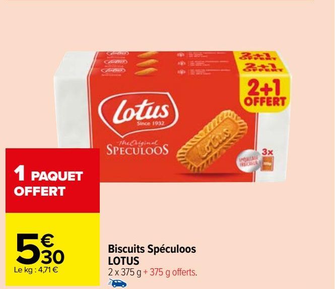 biscuits spéculoos Lotus