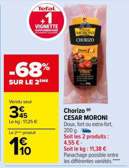 chorizo César moroni