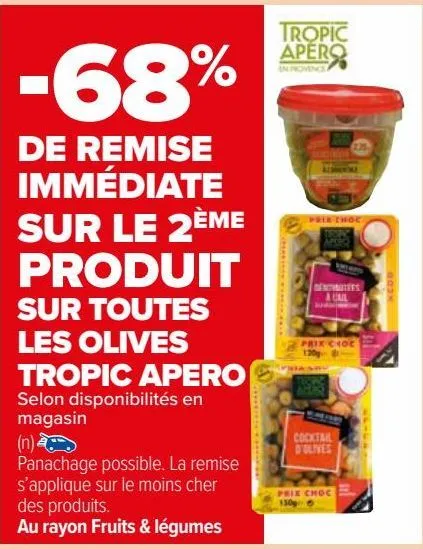 toutes les olives tropic apero