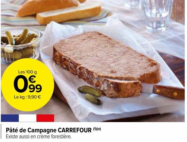 pâté de campagne Carrefour