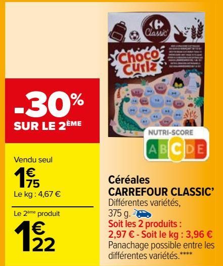 céréales Carrefour classic