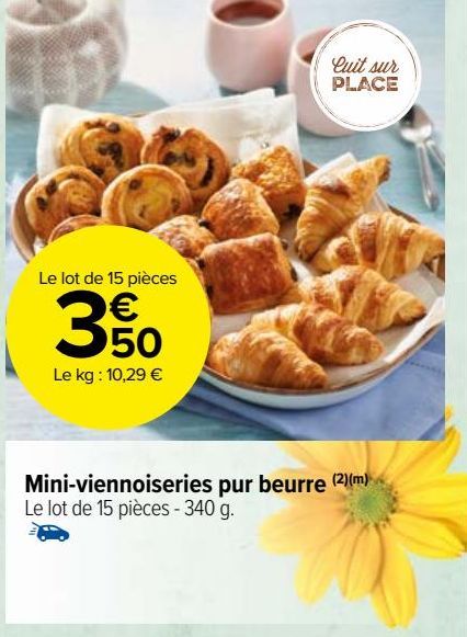 mini-viennoiseries pur beurre