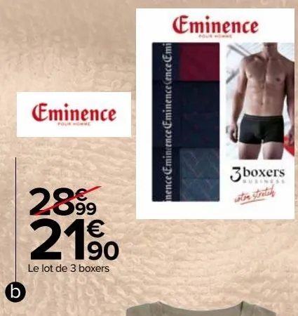 boxers homme eminence