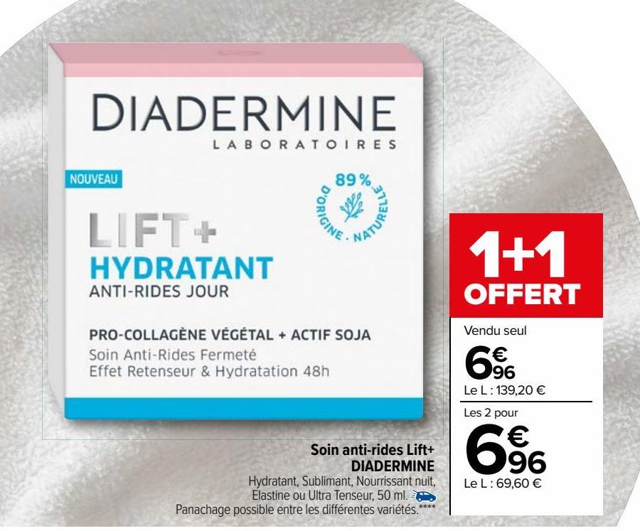 Soin anti-rides Lift+ DIADERMINE