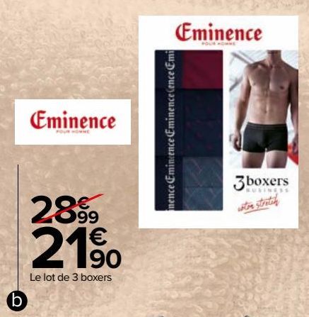 Boxers homme Eminence