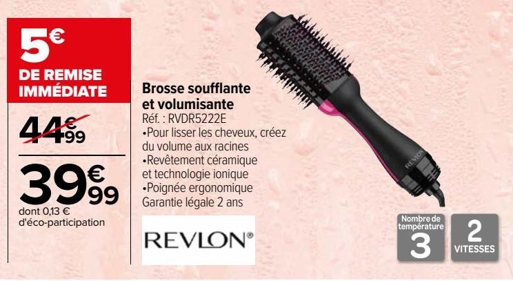 Brosse soufflante et volumisante Revlon