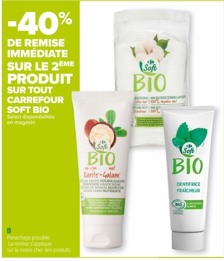 SUR TOUT CARREFOUR SOFT BIO