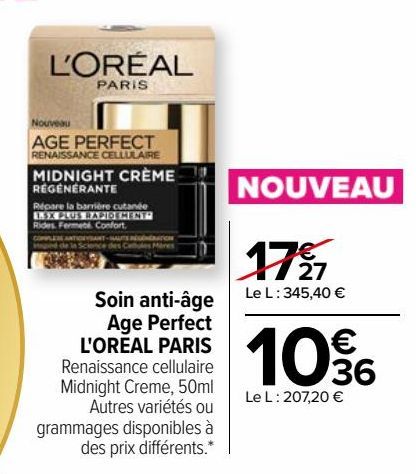 Soin anti-âge Age Perfect L'OREAL PARIS