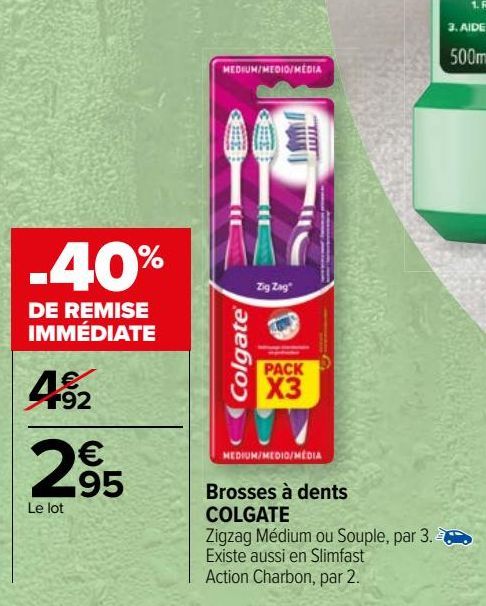 Brosses à dents COLGATE