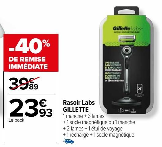 Rasoir Labs GILLETTE