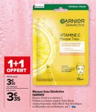 Masque tissu SkinActive GARNIER offre à 3,35€ sur Carrefour