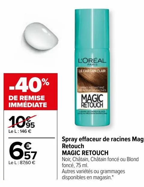  spray effaceur de racines magic retouch magic retouch