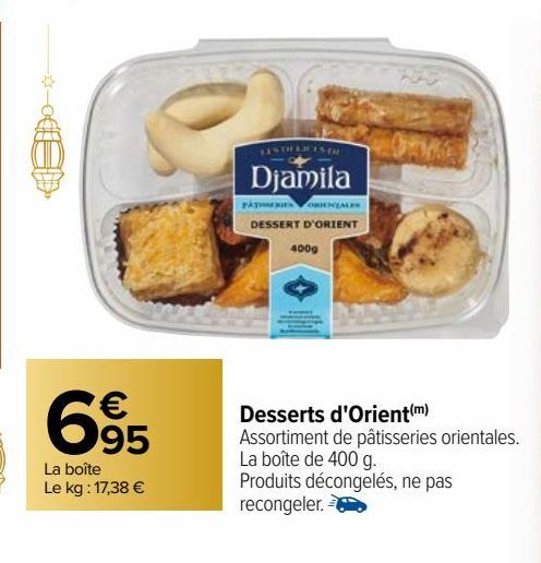 DESSERTS D'ORIENT