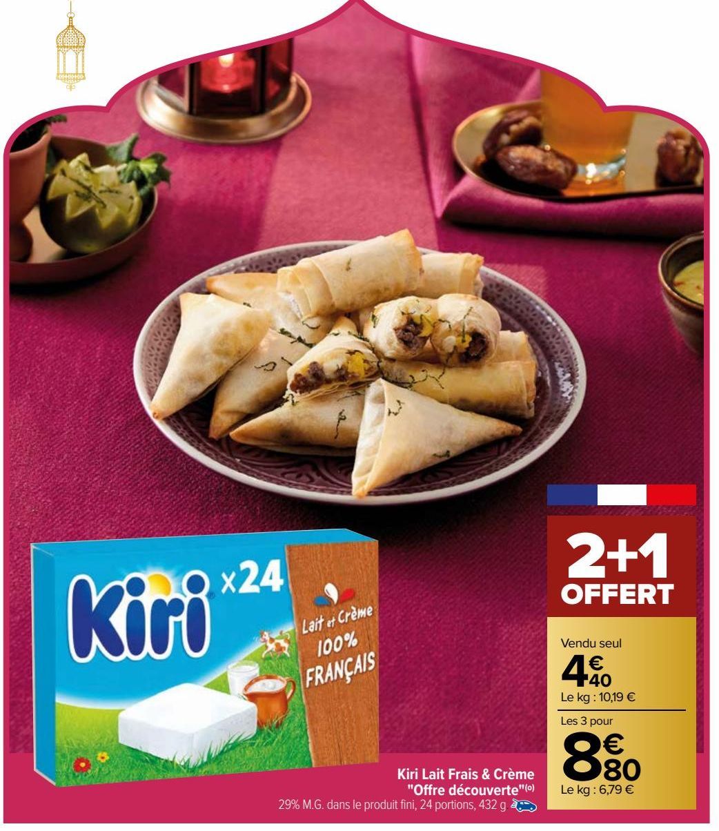 KIRI LAIT FRAIS & CREME "OFFRE DECOUVERTE"