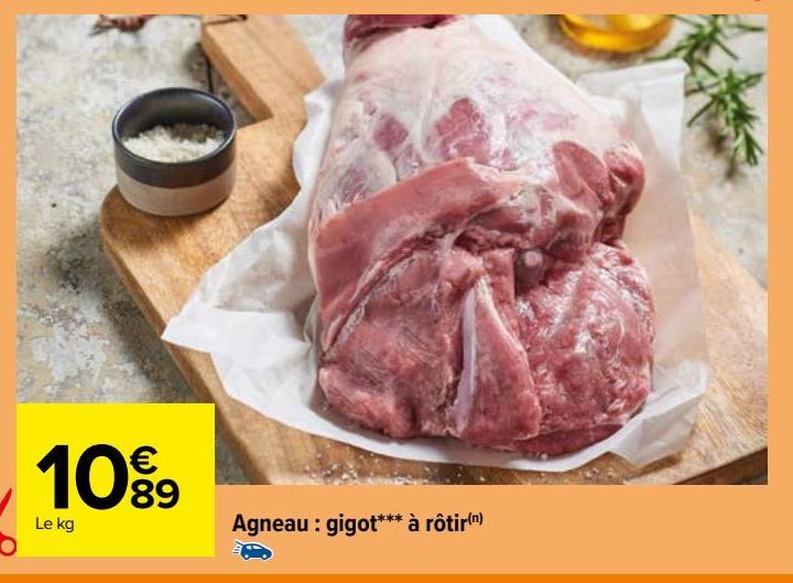 Agneau : gigot à rôtir