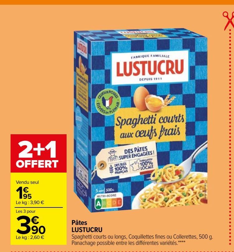 Pâtes LUSTUCRU